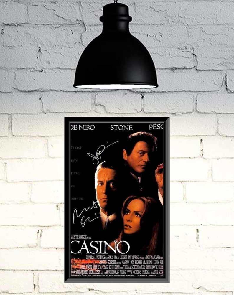 Casino Cast Signed Movie Poster Etsy