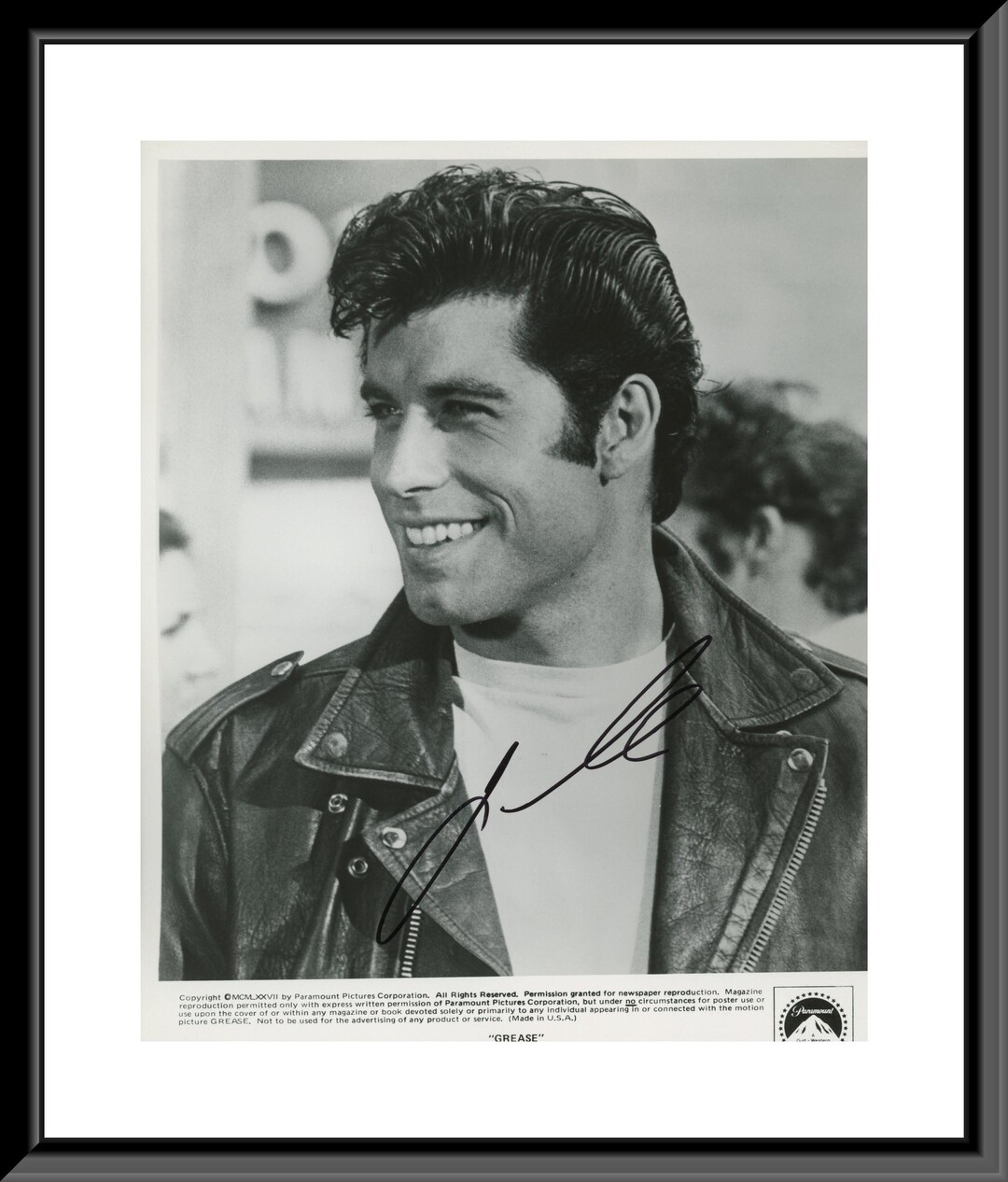 John Travolta Signed Photo - Etsy