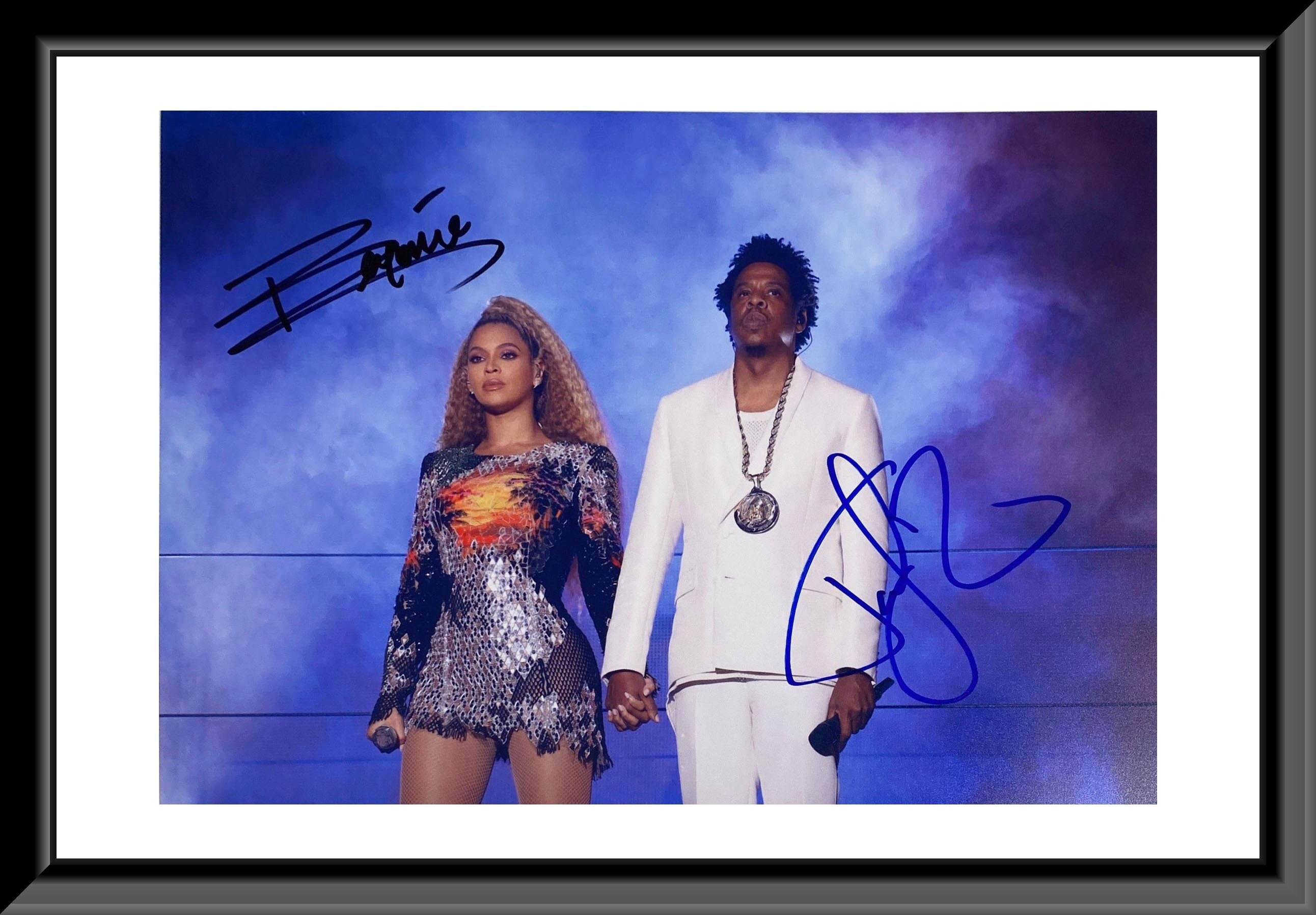 Jay-Z & Beyonce - Autographed 55th Grammy Awards Poster – MODCLAIR
