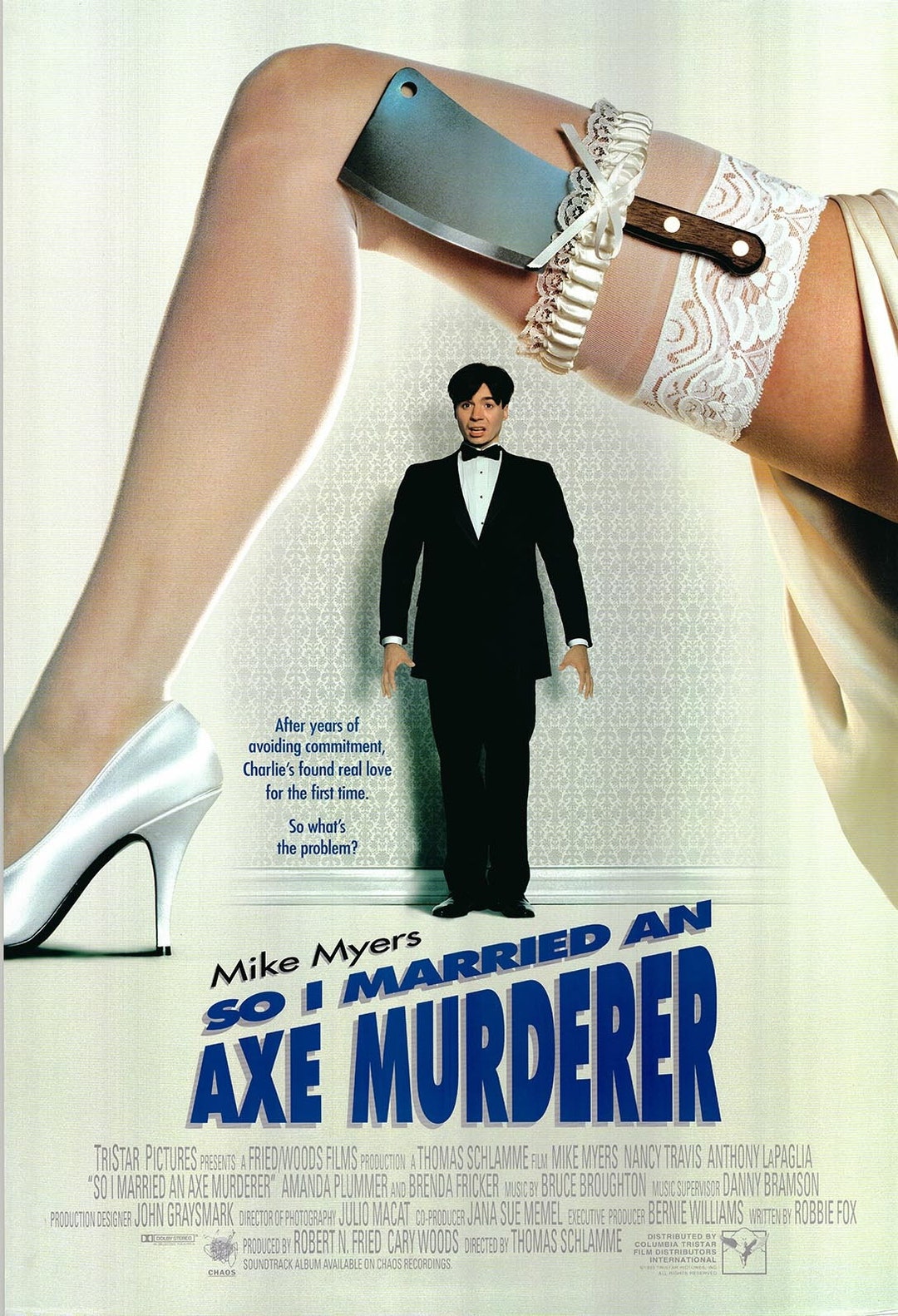 So I Married an Axe Murderer Original 1993 Vintage One Sheet - Etsy - So I Married An A X E Murderer