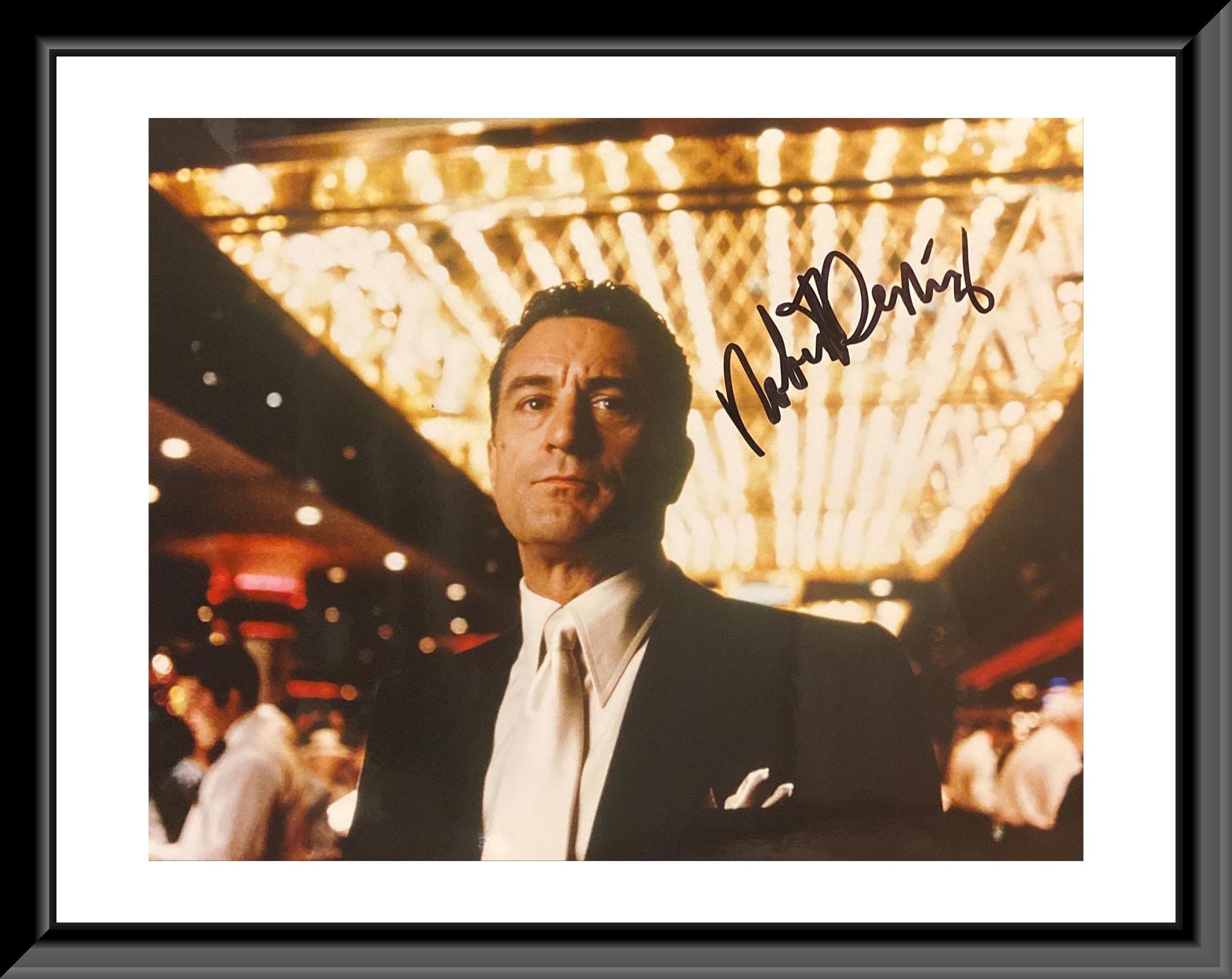 ROBERT DE NIRO signed autographed photo dinner table yeah COA Hologram main image 0