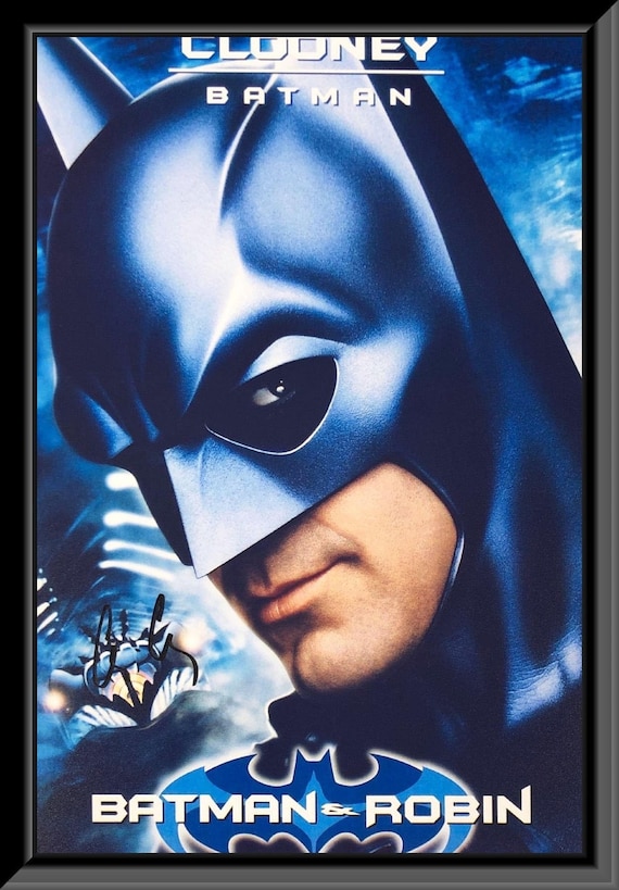 Batman & Robin George Clooney Signed Movie Poster - Etsy