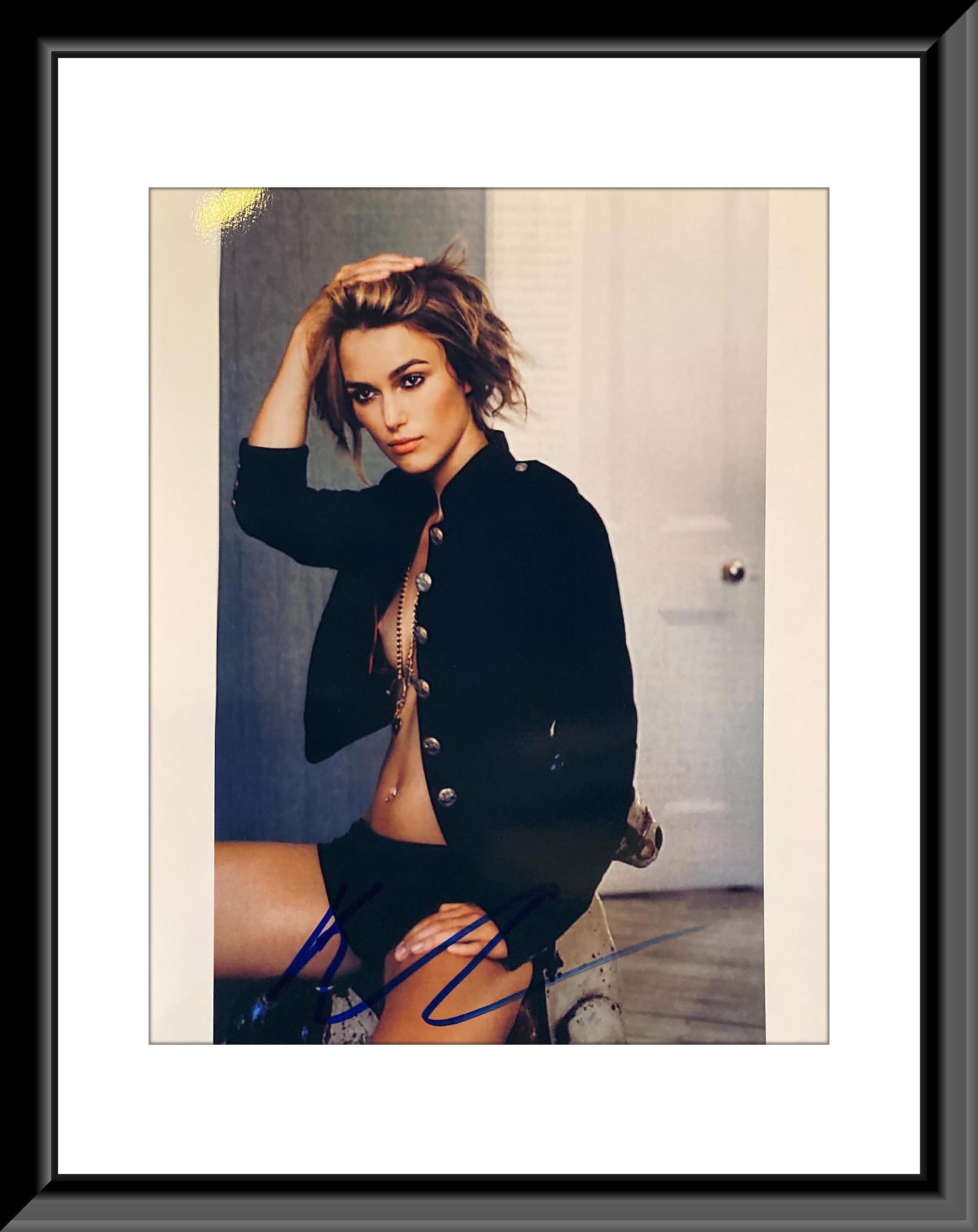 KEIRA KNIGHTLEY AUTOGRAPHED SIGNED & FRAMED PP POSTER PHOTO 