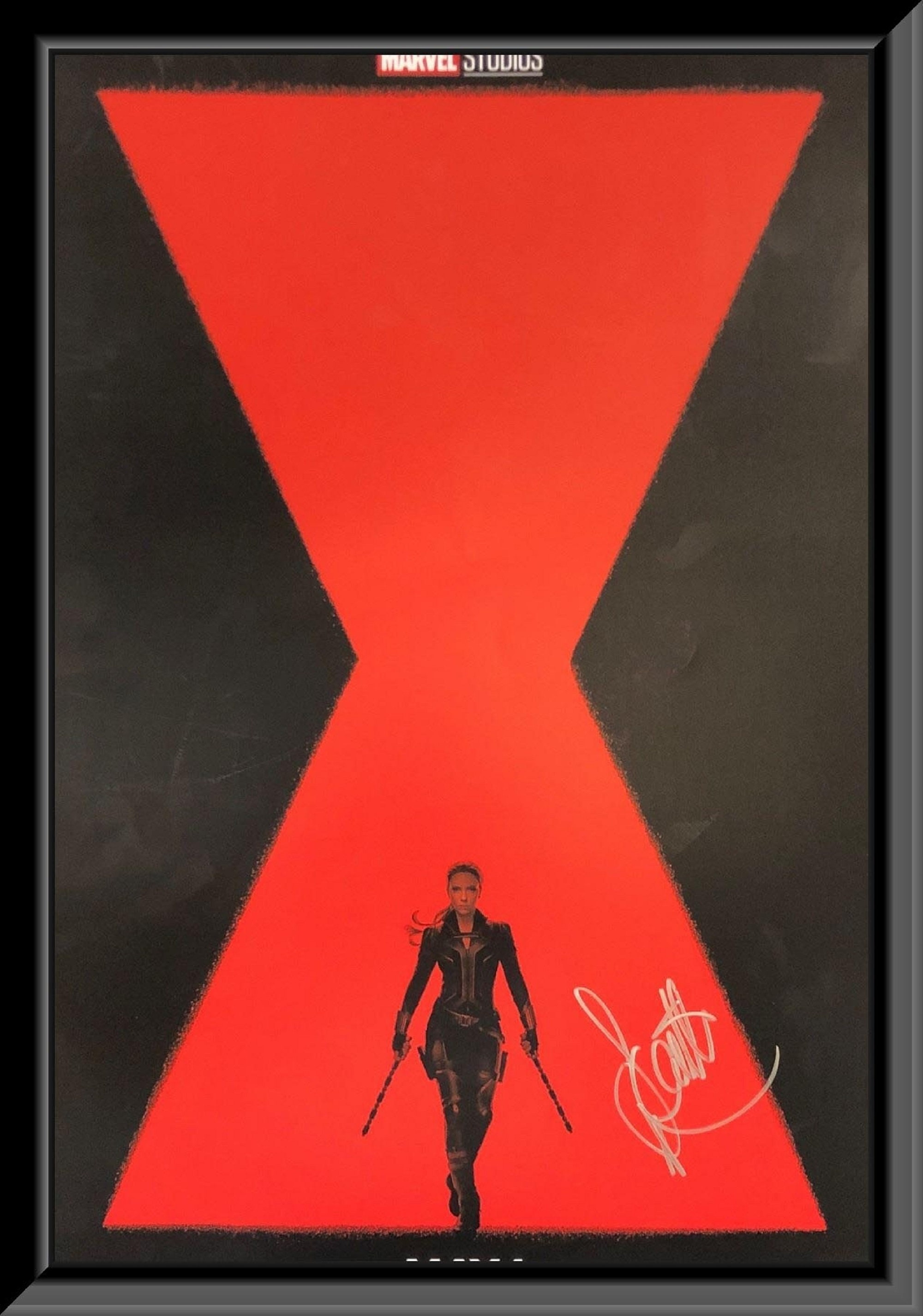 Scarlett Johansson 8x10 SIGNED REPRINT Poster Black Widow Marvel