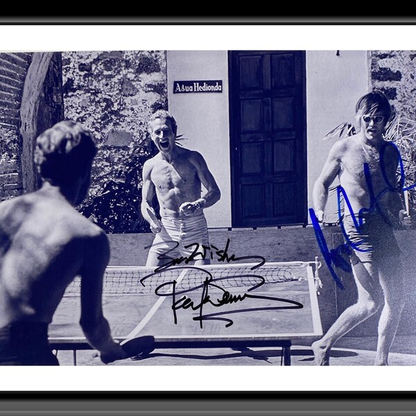 Paul Newman y Robert Redford firmaron la foto de la película "Butch Cassidy And The Sundance Kid"