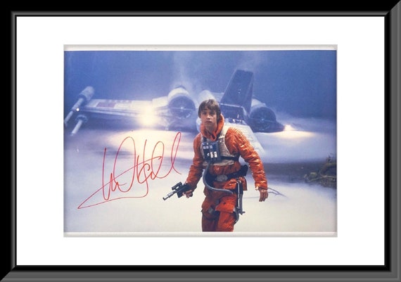 Mark Hamill young autographed 8x10 photo Star Wars