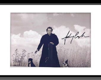 Johnny Cash firmó una foto