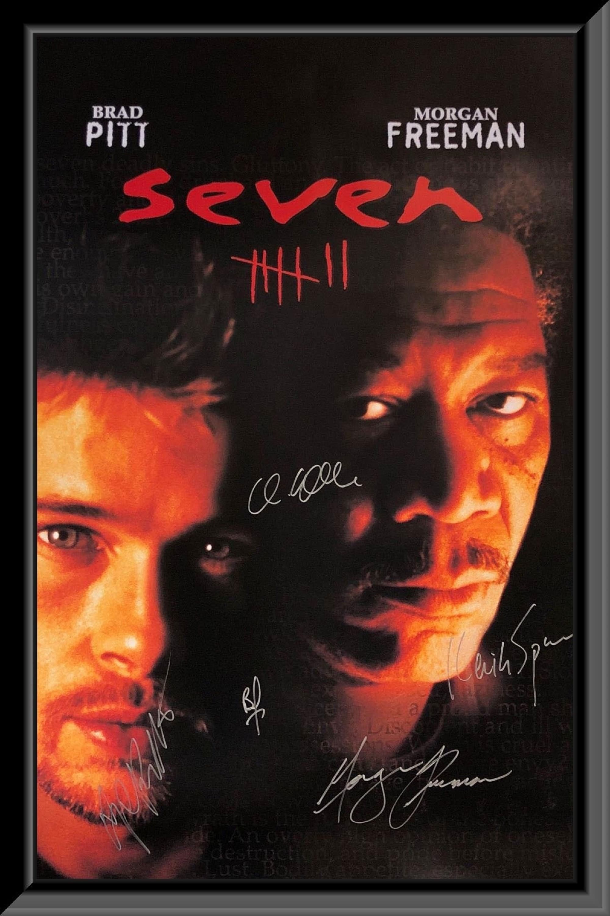 Seven Cast Signed Movie Poster | Etsy