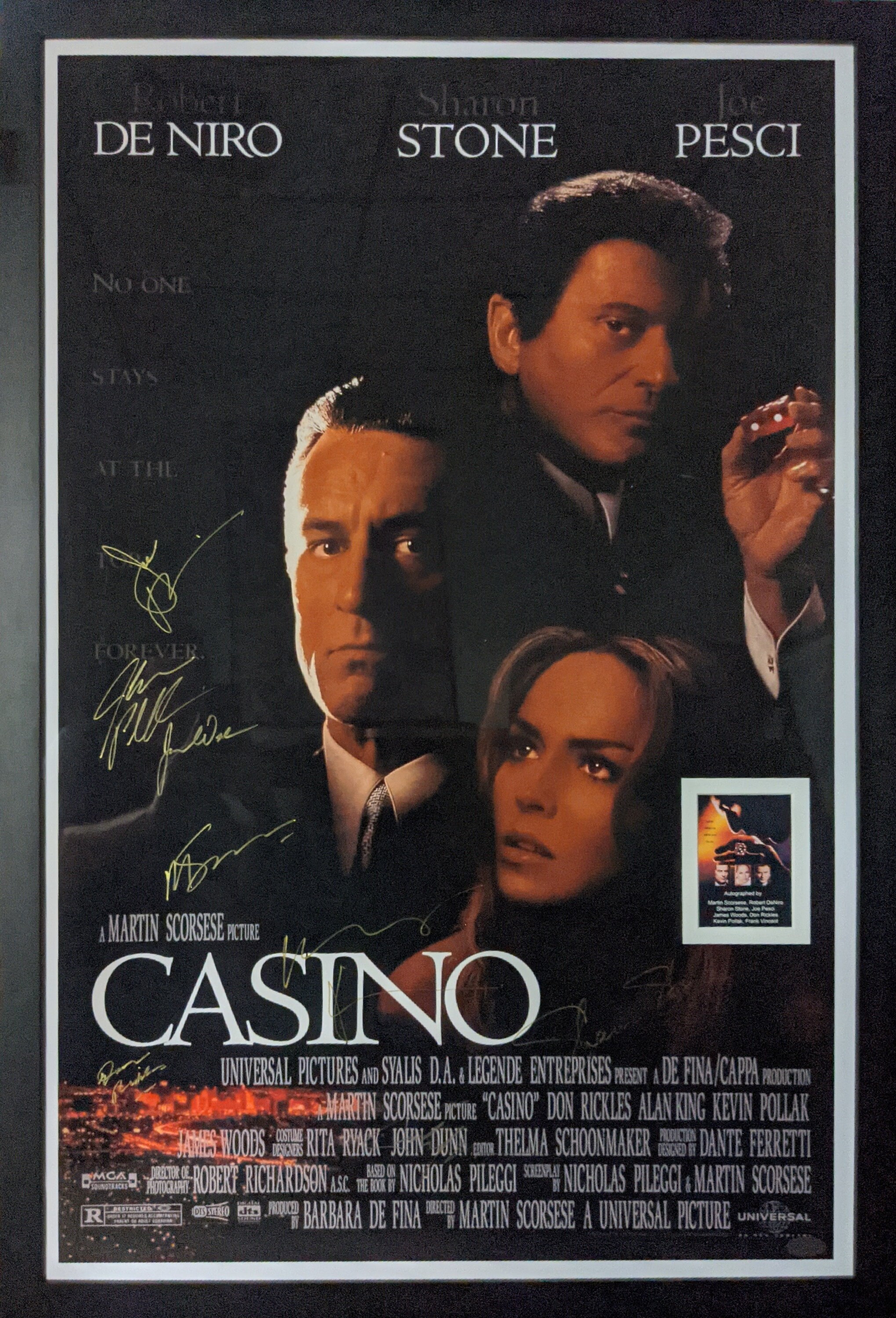 Casino Cast Signed Movie Poster | Etsy Singapore