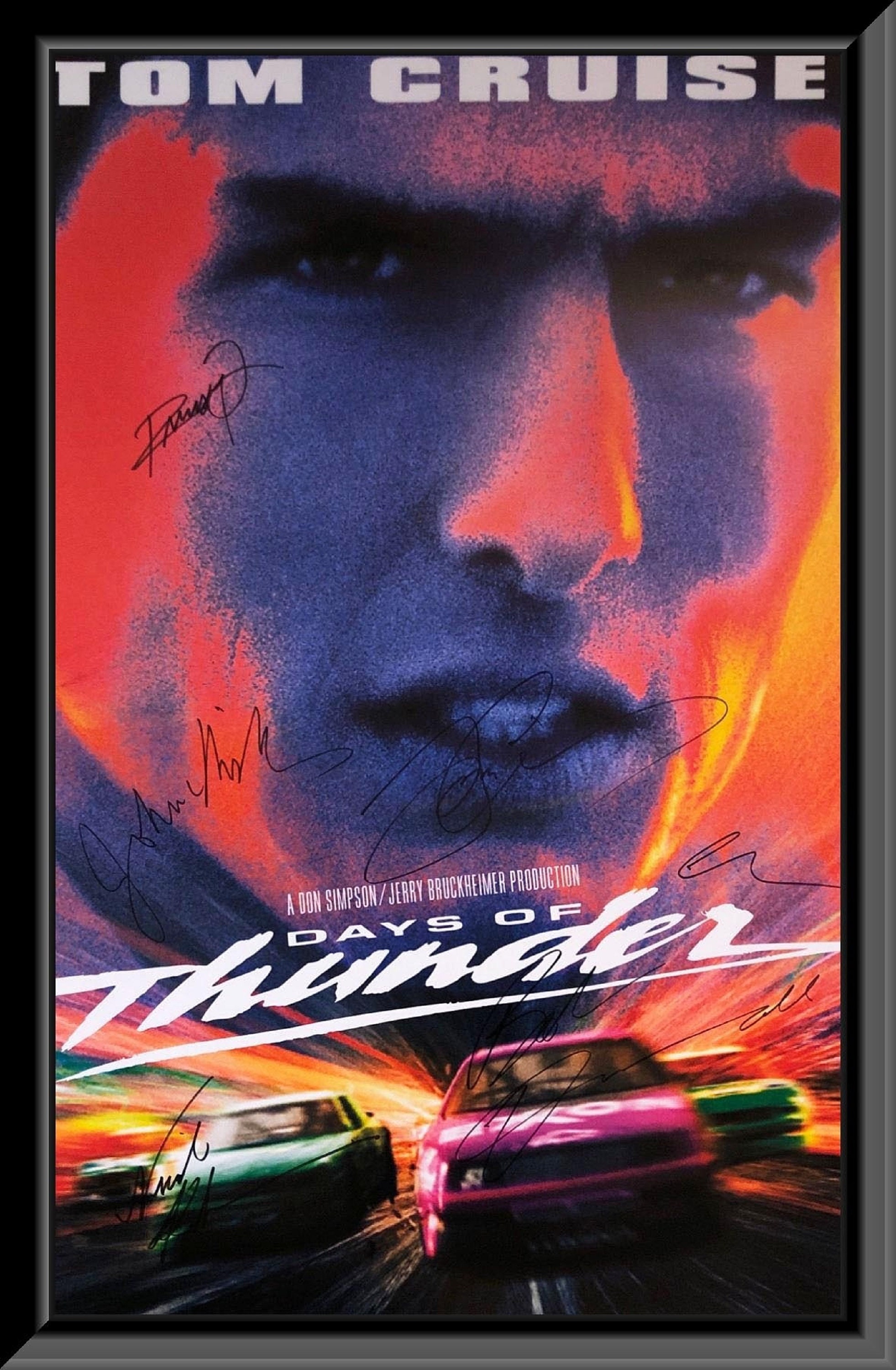 Days of thunder movie poster