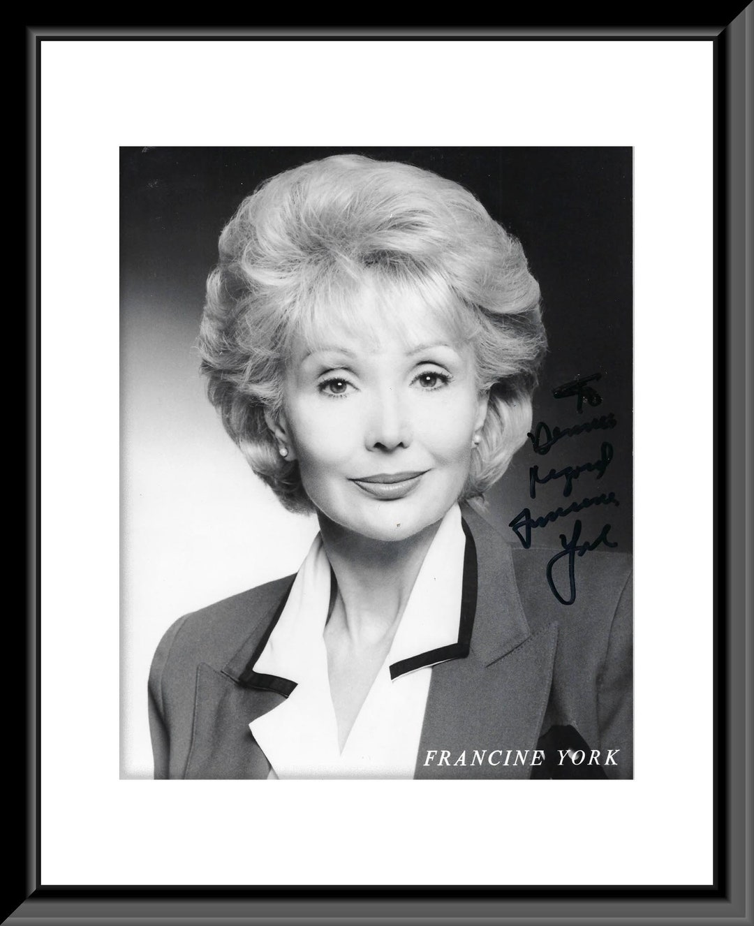 Francine York Signed Photo - Etsy