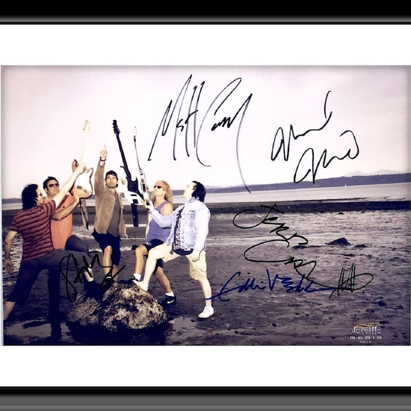 Pearl Jam Signed Memorabilia - Etsy