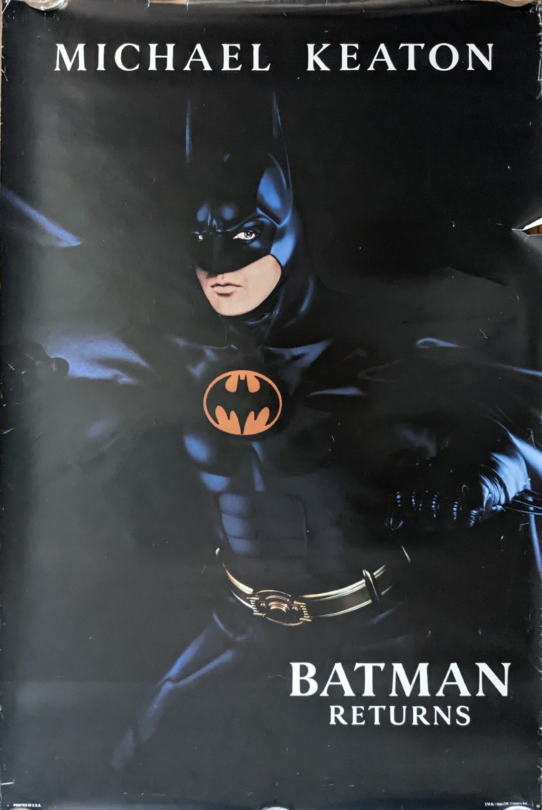 Batman Returns 1992 Original One Sheet Movie Poster - Etsy