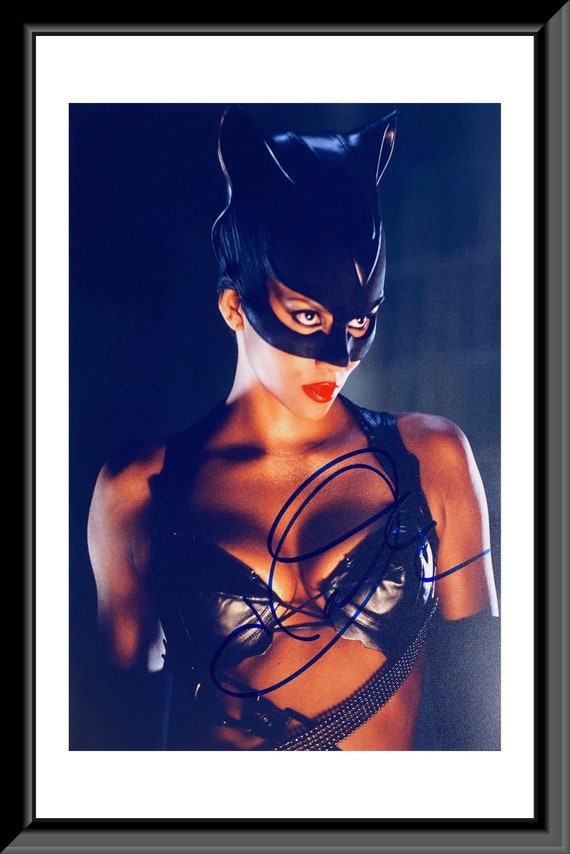 Halle Berry Signed catwoman Photo Etsy Australia