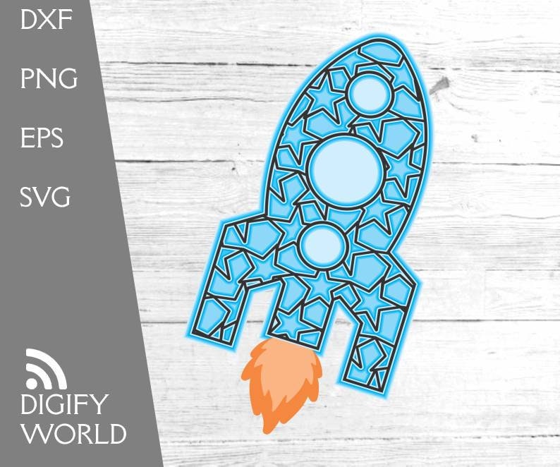 Download 3d multilayered rocket Svg Boy Easter Svg Girl Silhouette | Etsy