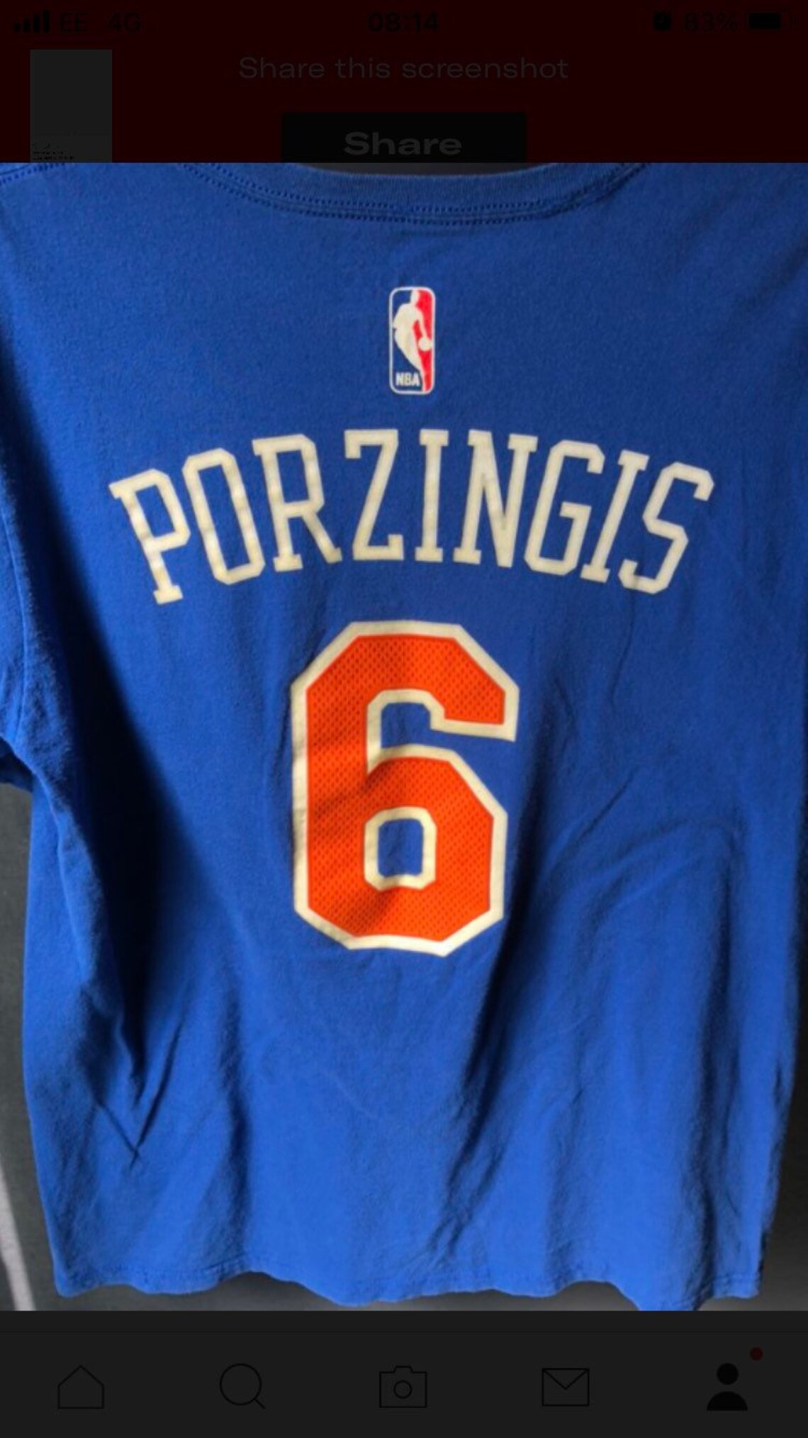camisetas nba talla hombre baratas