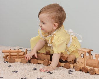 Wooden baby toys Train Montessori toddler toys, Boys Girls gift for birthday from Ukraine shops