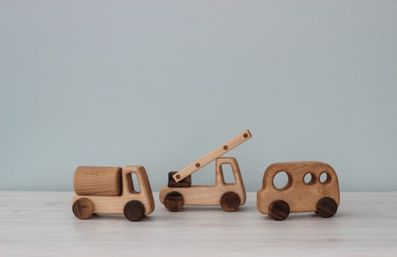 Drück-auto Spielzeug Für Kleinkinder Ab 1 Jahr – 3 Bunte Tier-Autos, Ohne Batterie, Sicher Und Robust