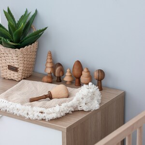 Wooden Baby Rattle toys Expecting mom gift for baby shower, Newborn gift for new mom gift basket, Baby keepsake for toddler from Ukraine image 6