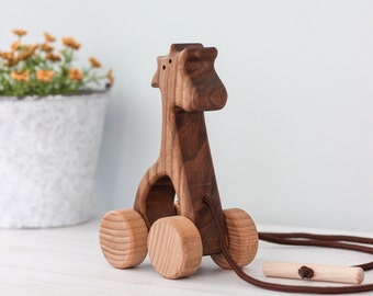 Giocattoli sensoriali in legno per bambini di 1 anno, regalo unico per neonati, giocattoli Montessori da tirare dai negozi ucraini