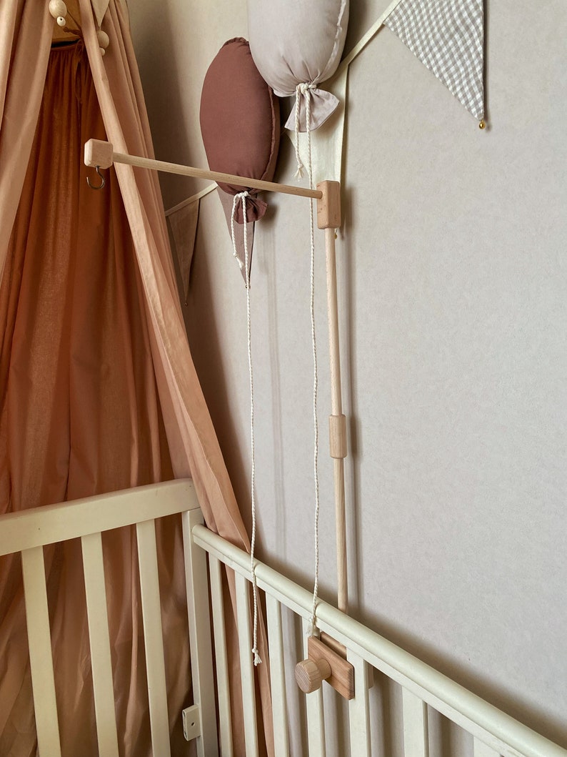 Mobile holder Wooden mobile hanger for Baby Montessori mobile from Ukraine shops image 1