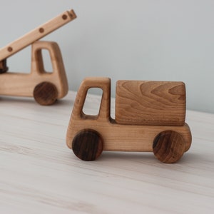 Wooden Toys Car Track 2 year old boy gift Personalized Baby Boy gift Christmas kids gif for Montessori toys Push car on wheels for toddler Tanker