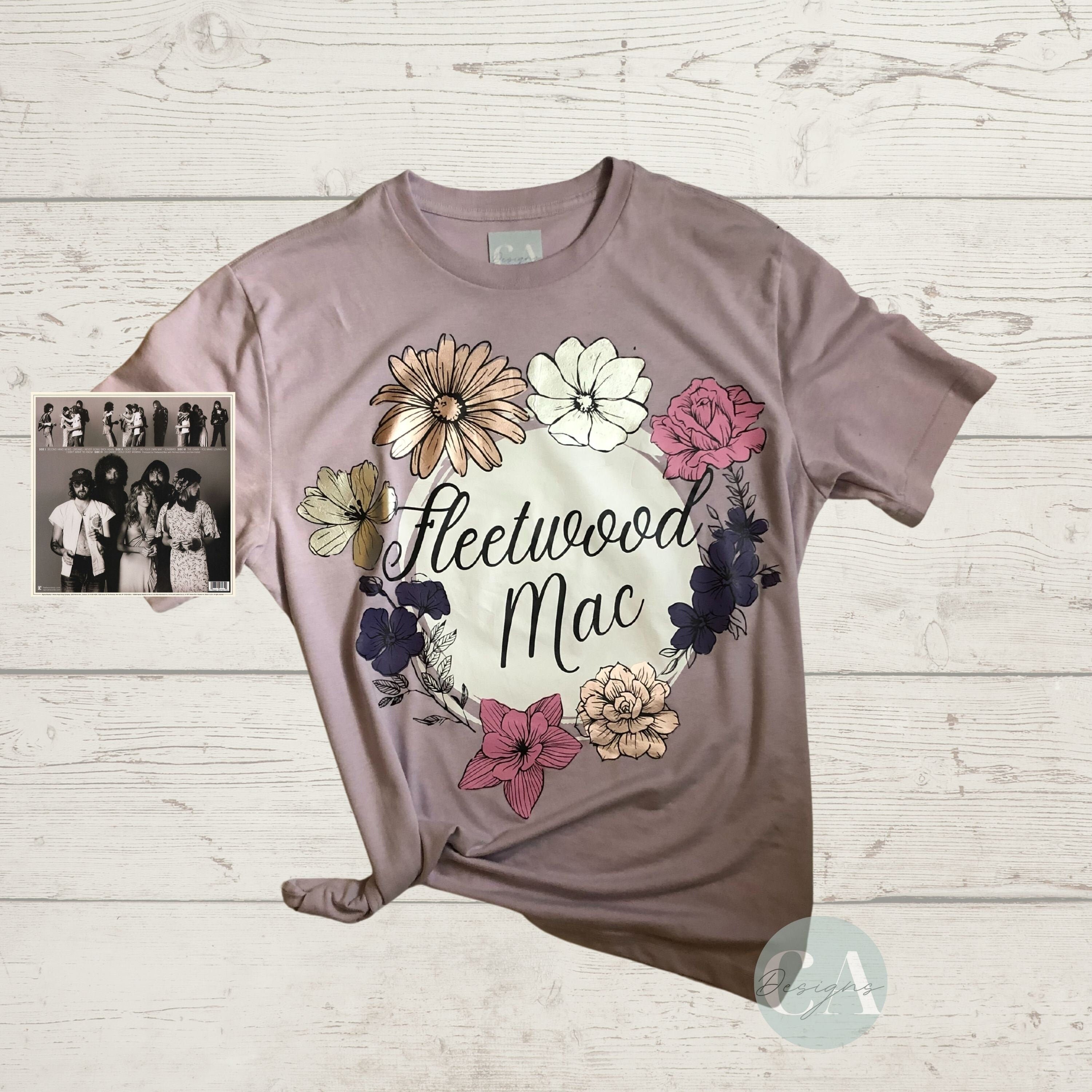 Womens Fleetwood Mac Oversized Band Tee 