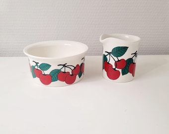 Arabië Finland KIRSIKKA vintage melkkan en suikerpot