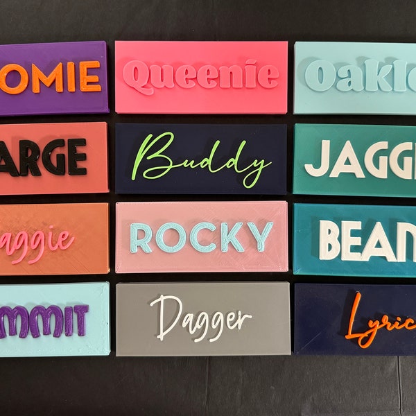 Reptile Name Sign (Customizable)