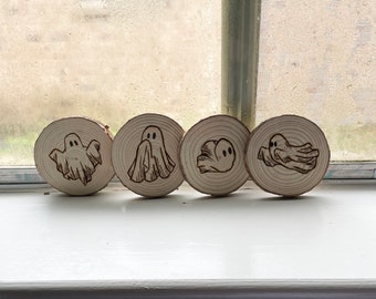 Podkładki Ghost Wood Burning - zestaw 4 szt.