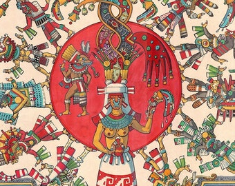 Tamoanchan 2, Twelfth Heaven, Mexica (Aztec) Sacred Story