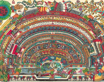 The Thirteen Heavens. Aztec, Mexican Spirituality, Corazon Mexica, Mexica Heart