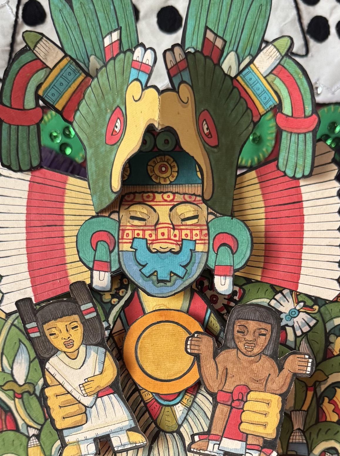 Xochiquetzal Paper Altar, Mexica Goddess, Aztec Spirituality