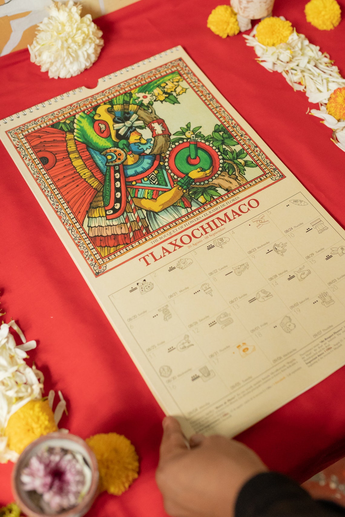 Calendario del Anahuac 11 Acatl Mexica Aztec Calendar 18 Etsy México