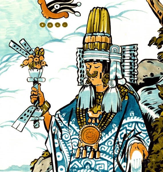 The Lady of the Jade Skirt, Chalchiuhtlicue Aztec, Mexican