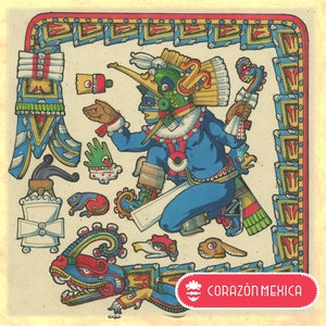 Nahui Tezcatlipoca, Huitzilopochtli, Mexican, aztec, Art, Mythology, Aztec, Mexica Heart.