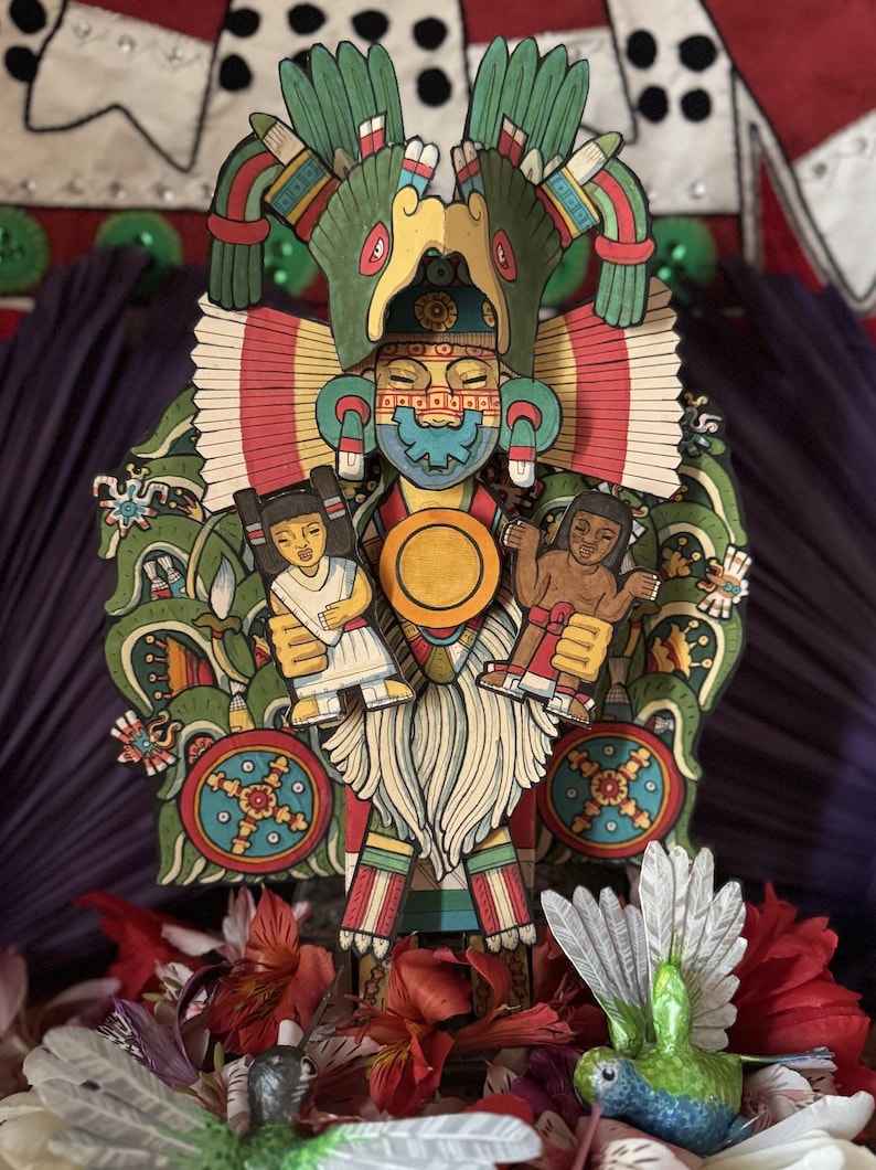 Xochiquetzal Paper Altar, Mexica Goddess, Aztec Spirituality, Paper ...