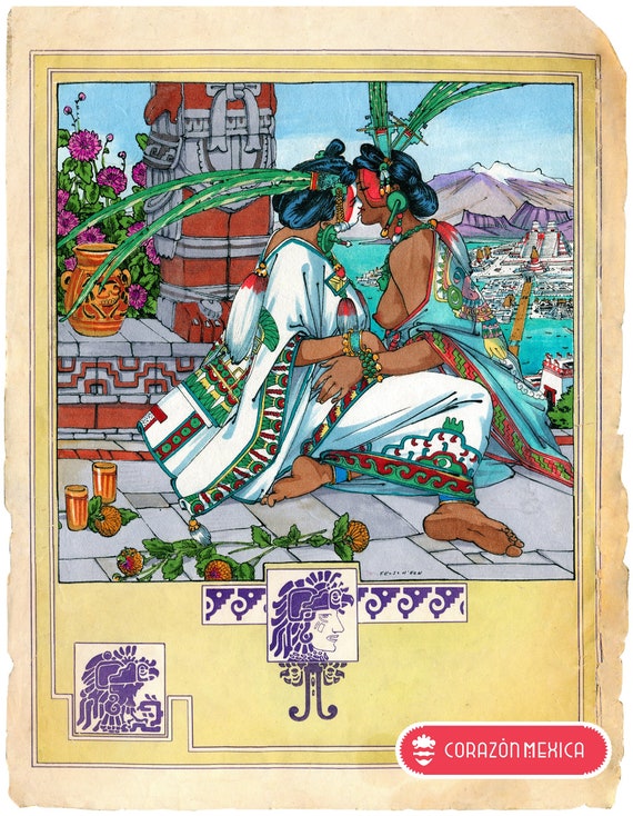 Aztec Princess Painting