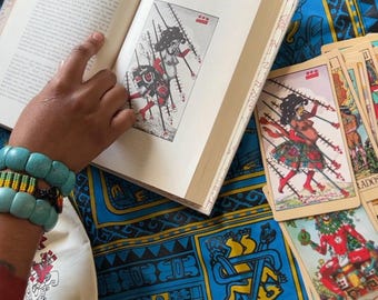 Tarot Yohualli Ehecatl – Deluxe Hardcover Tarot Deck & Book | Mexica Tarot, Aztec Tarot, Indigenous, Spiritual Guidebook