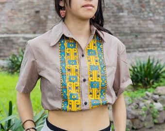 Huehueteotl Shirt, which gives honor to the Mexica (Aztec) Lord of Fire. Mayan, indigenous, native-american, chicano, chicana, mexican
