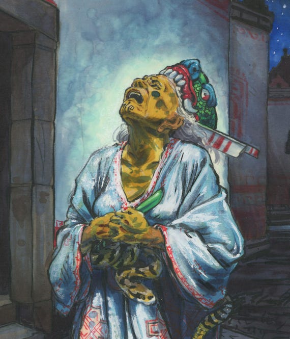 絶版？アンジェロ、ドルチェ art by SHU Mizoguchi Cihuacoatl, La Llorona. Aztec, Mexican Spirituality, Art, Corazon