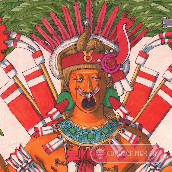 シペ・トーテック。メキシコ、アステカ、メキシカン ハート
