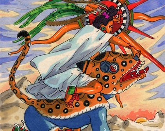 Chicahualiztli. Chicahuac. Tarot, Mexica Heart.