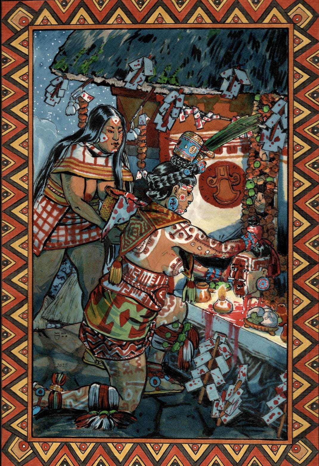 Jimbani. Purepecha, Mexican Spirituality, Art, Corazon Mexica