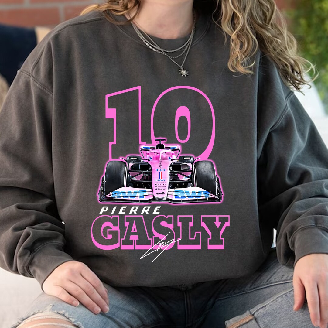 Sweat Pierre Gasly Formule 1, Chemise Pierre Gasly, Sweat Pierre Gasly