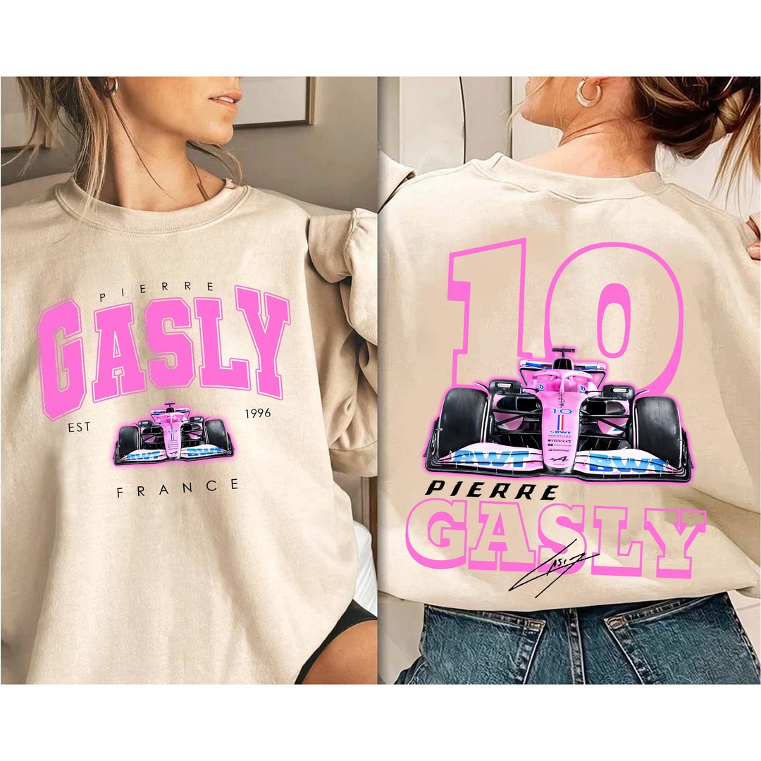 Double Side Pierre Gasly Formula One Sweatshirt, F1 Racing Sweatshirt