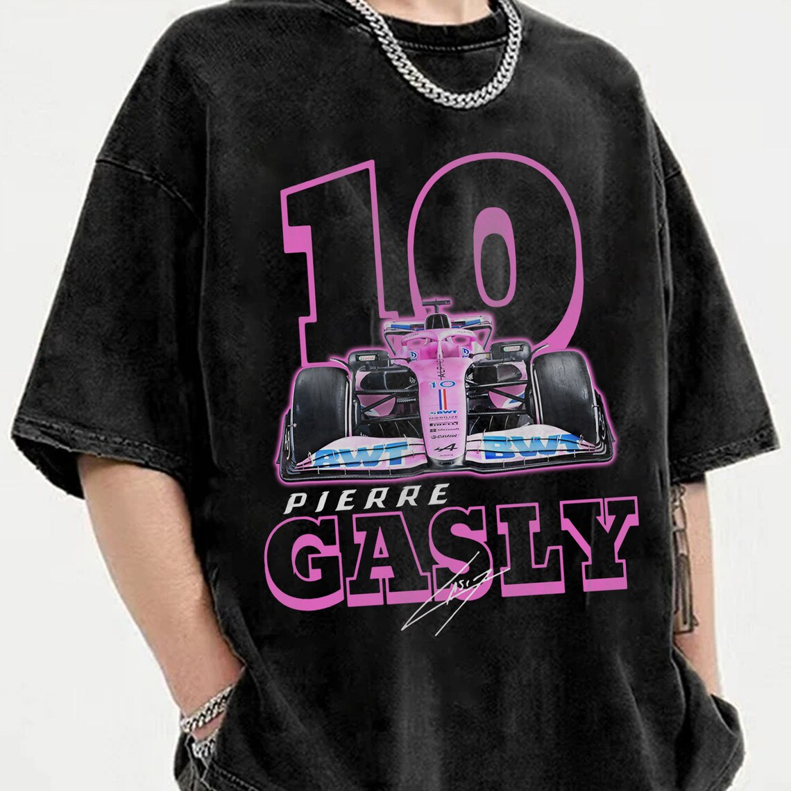Sweat Pierre Gasly Formule 1, Chemise Pierre Gasly, Sweat Pierre Gasly