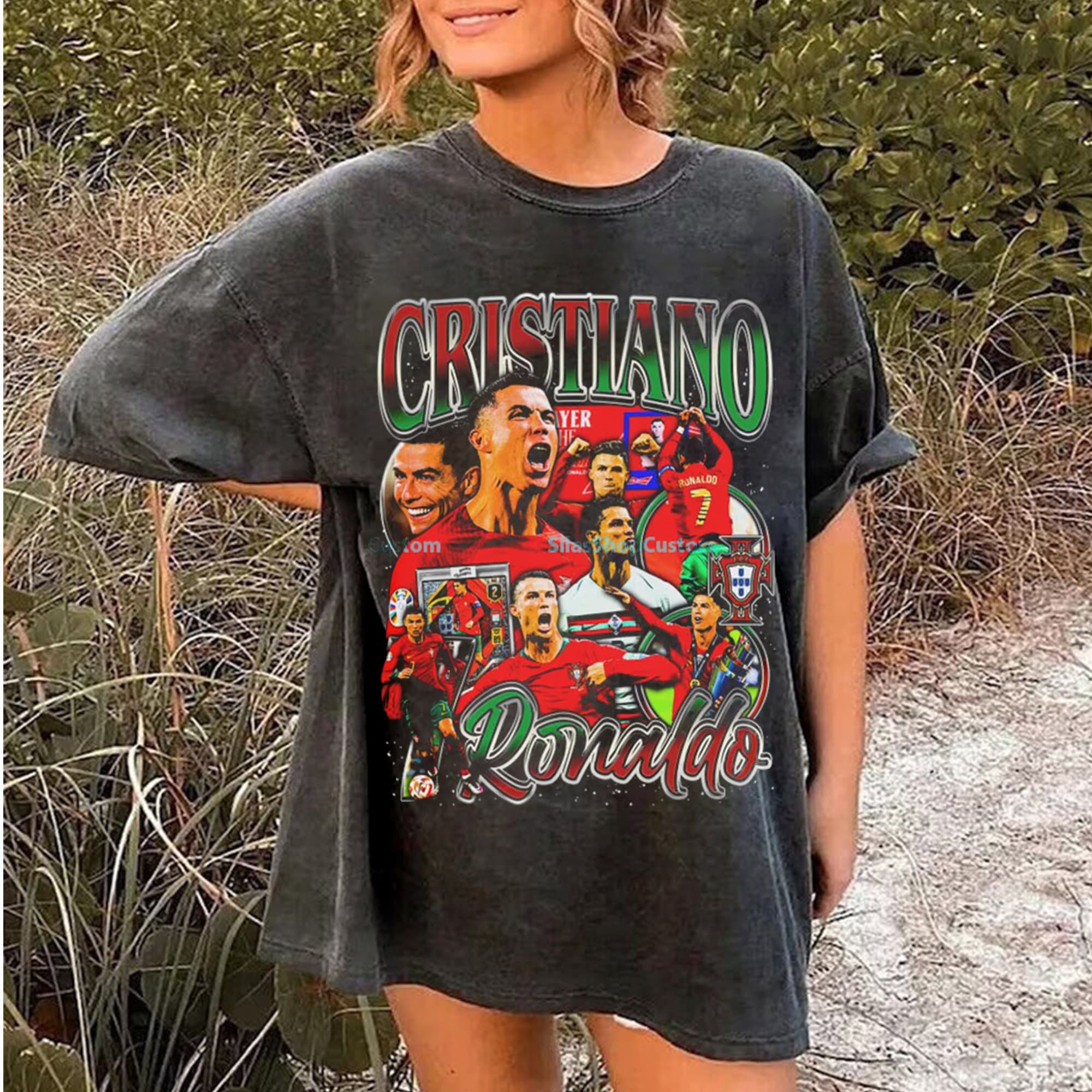 Vintage Ronaldo Shirt, Retro Soccer Shirt, 90s Graphic Style Cristiano ...