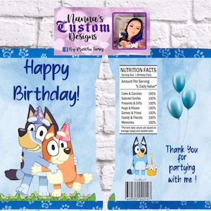Bluey Happy Birthday Chip Bag