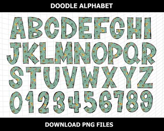 キャンプ用アルファベット文字クリップアートPNG落書きキャンプ